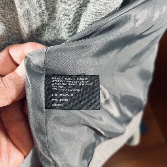 MO-KA by Santa Fe Apparel Lillian Gray Lightweight Full Zip Jacket Size L - Picture 11 of 12